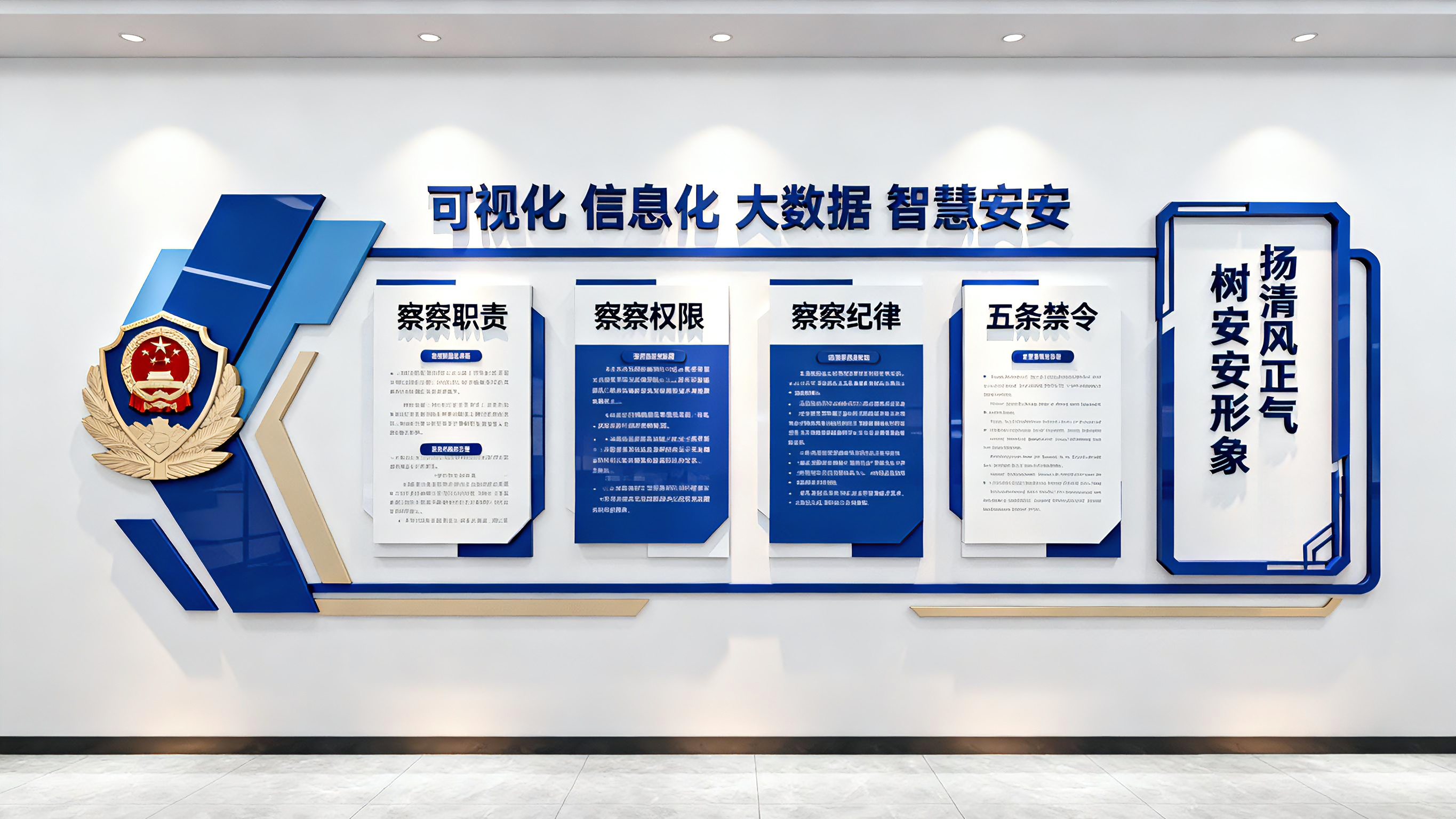 纪检监察文化墙